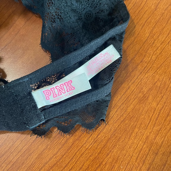 Lightly Lined Lace Halter Bralette - Picture 4 of 6